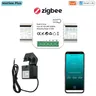 ZigBee Digital Meter Energieverbrauch Monitor mit 80A Klemme Strom Transformator Sensor Din Rail