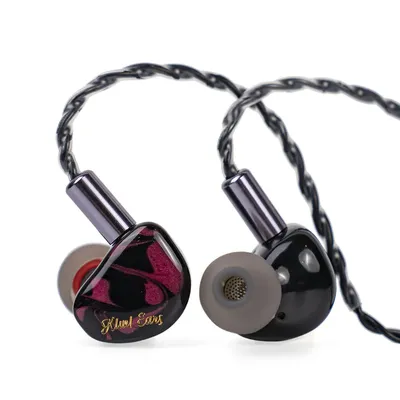 Kiwi Ears Cadenza 10 mm Beryllium Dynamic Driver IEM 3D-gedruckt mit abnehmbarem austauschbarem Stecker 0,78 2-poliges 3,5 mm IEM-Kabel Image