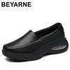 Sommer Echtes Leder Damenschuhe Krankenschwester Swing Arbeit All Single Star Wedges Damenschuhe