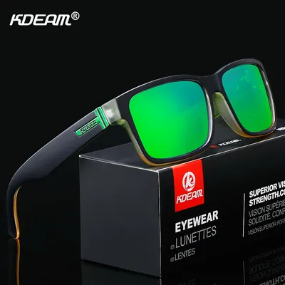 KDEAM Für Männer Polarisierte Sonnenbrille Sport Verrückte Farben Sonnenbrille Elmore Blocking-UV