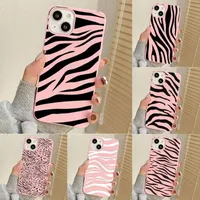 Cartoon Zebra muster Handy hülle für iPhone 7 8 plus x xr xs 11 12 13 se2020 Mini-Handys 14 Pro Max