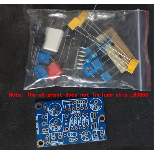 DIY KITs LM3886 Verstärker Bord Mono Fieber Verstärker (Ohne Chip LM3886)