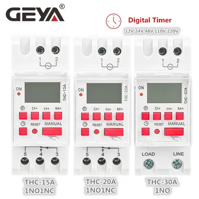 GEYA Wöchentliche Timer Schalter Programmierbare Timer mit Batterie 7 Tage Timer Schalter