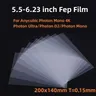 5 Stück FEP Film 6.23 Zoll 200*140*0.15 mm Für ANYCUBIC Photon Mono 4K Photon Ultra Photon D2 Elegoo