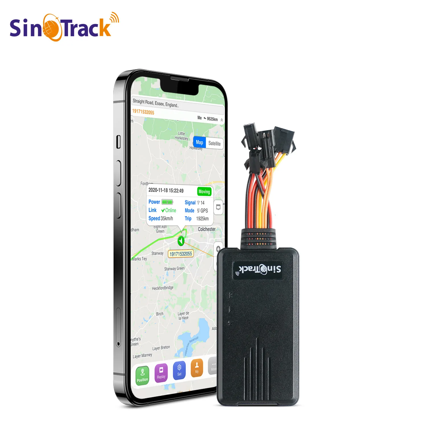 SinoTrack ST-906 GSM GPS-Tracker für Auto- und Motorrad-Fahrzeug-Tracking-Gerät mit Cut Off Oil Power und Online-Tracking-Software Image
