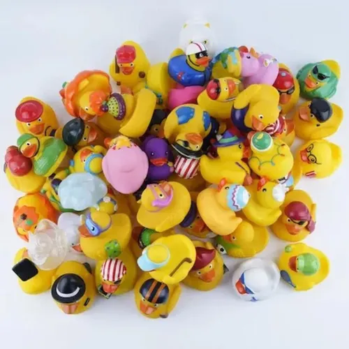 5-100 stücke Gummi Ente Kinder Und Kleinkind Spielzeug Ente Baby Bad Spielzeug Sommer Strand Dusche