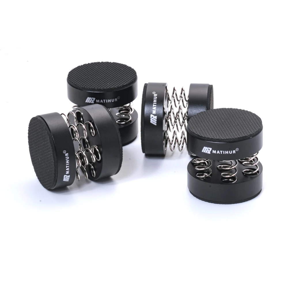 Audiophile schock spikes frühling dämpfung pad HIFI Stand Füße lautsprecher spike audio CD verstärker fuß pad einzel produkte gewicht 102g Image