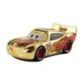 Autos 3 Disney Pixar Autos Metallic-Finish Gold Chrom McQueen Metall Druckguss Spielzeug Auto Blitz