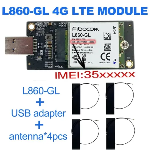 USB 4G Modul L860-GL FDD-LTE TDD-LTE Cat16 4G Karte L860 GL LTE Modul USB Modul