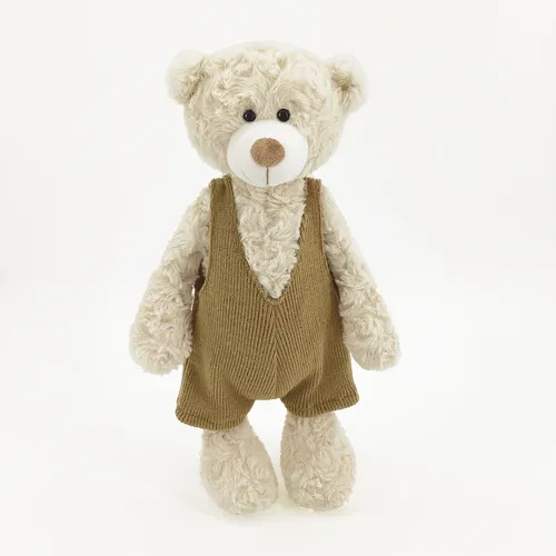 Neu ankommen 34cm schöne Teddybär Plüschtiere Stofftier mit Kleidung Kawaii Puppen für Kinder Baby