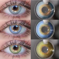 UYAAI 2 Teile/para Island Kontaktlinsen Farbige Kontaktlinsen für Augen Kosmetik Kontaktlinsen Auge