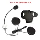10 Pin Mini USB Jack Mikrofon Lautsprecher Headset Und Helm Intercom Clip für VNETPHONE V8 Intercom
