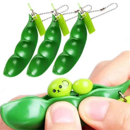 Ventilkegel Edamame Zappeln Spielzeug Antistress-Popper Squeeze Spielzeug Unendliche Erdnuss Erbsen