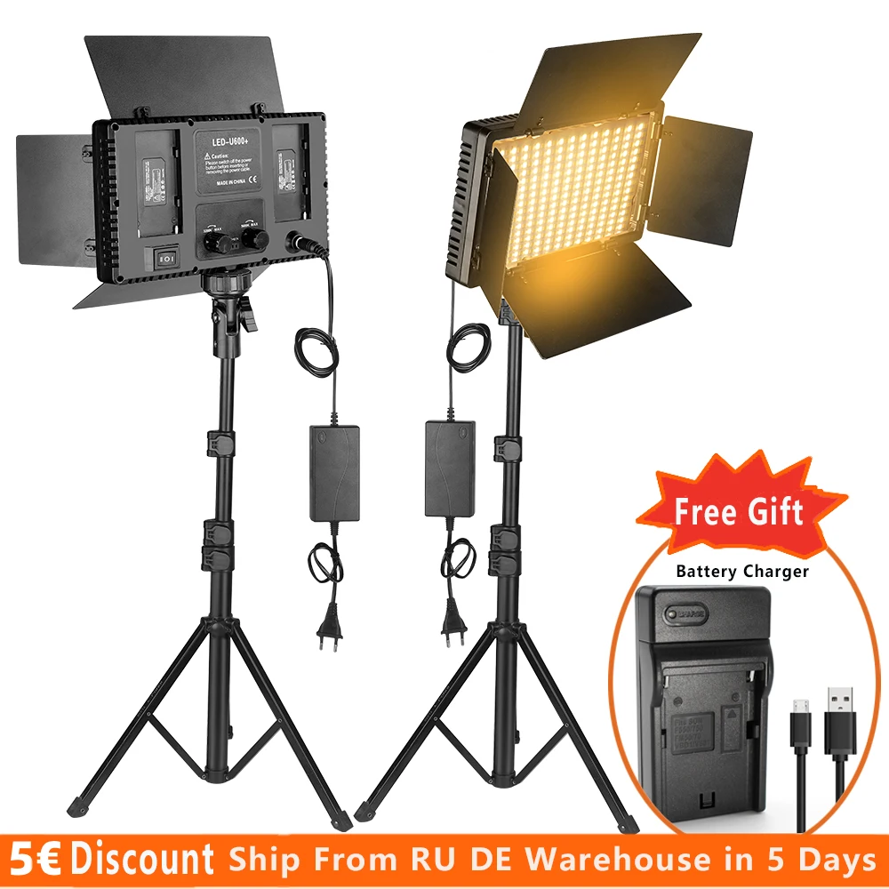 Nagnahz U800 LED-Fotostudioleuchte für Tiktok Youbute Game Live-Videobeleuchtung Tragbare Videoaufzeichnung Fotografie Panel-Lampe Image