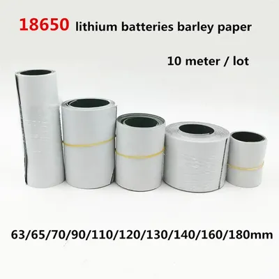 10 Meter 18650 Li-Ion Batterie Isolierung Dichtung Gerste Papier Pack Zelle Isolierende Kleber Patch