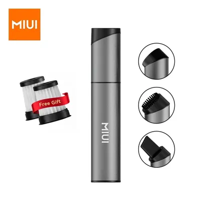 MIUI Mini Staubsauger Kleine Handheld Vakuum Cordless USB Aufladbare 3 Rotierenden Kopf Leicht zu Reinigen Desktop Tastatur & Auto