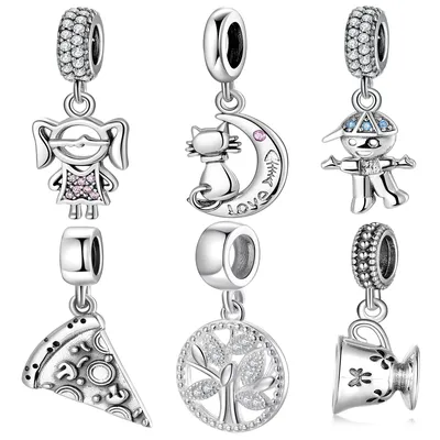 925 Sterling Silber Wüste Kaktus Funkelnden Grün CZ Charms für Schmuck Machen Anhänger Fit Original