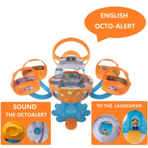 Oktonauten Octopod Spielset Action figur Puppenhaus so tun als ob Spielzeug Englisch Octo-Alarm