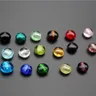 10 teile/los 12mm Murano glas perlen Platz Flache Vereitelt Multi-Farbe für schmuck & DIY Handwerk