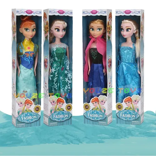 Hohe Qualität Boneca 30cm Elsa Puppe Mädchen Spielzeug Fieber 2 Prinzessin Anna Und Elsa Puppen