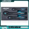 "Libraton Ratsche Set 3Pcs 1/4 "" 3/8"" 1/2 ""Ratsche Griff mit Teardrop Kopf quick-Release Ratsche"