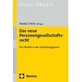 Das neue Personengesellschaftsrecht - Thomas Herausgegeben:Heidel, Heribert Hirte