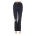 Express Jeans - High Rise Boot Cut Boot Cut: Black Bottoms - Women's Size 4 - Dark Wash