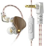 Kripyery Q1Pro Wired Headphone with MIC In-ear 2Pin Detachable Cable Noises Canceling 3.5mm Stereo Sound Phone Computer Earphone Sports Wear
