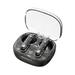 Kripyery DR91 Bluetooth-compatible Earphones In-ear Clear Case Deep Bass MIC Noise Reduction HiFi Sound Wireless Earbuds Headphones Sport Wear