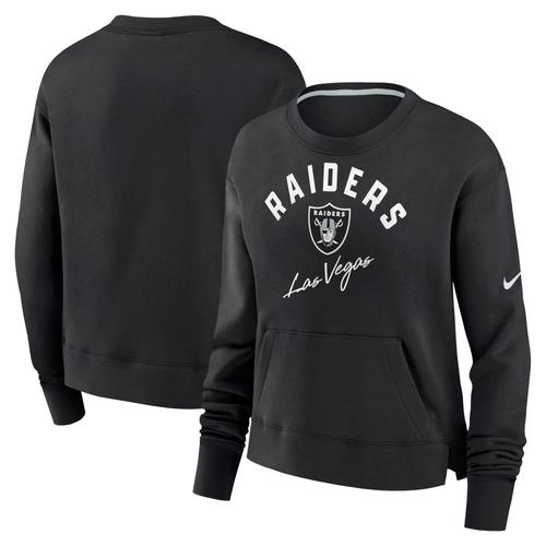 Las Vegas Raiders Nike Crew-Fleece – Damen