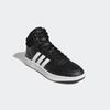 Sneaker ADIDAS SPORTSWEAR "HOOPS 3.0 MID LIFESTYLE BASKETBALL CLASSIC VINTAGE", Gr. 46, schwarz-weiß (core schwarz, cloud weiß, grau six), Synthetik, Textil, sportlich, Schuhe