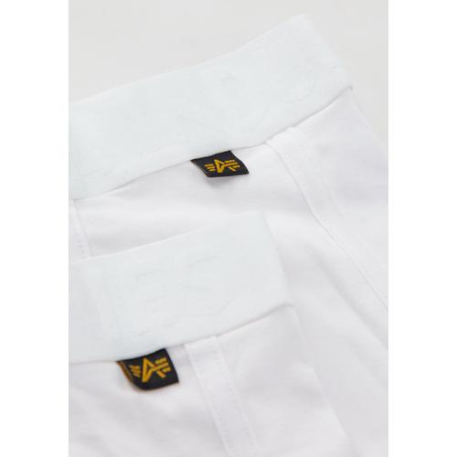 „Boxer ALPHA INDUSTRIES „“Alpha Industries Men – Underwear AI Tape 2 Pack““ Gr. M, weiß (all white) Damen Unterhosen Alpha Industries“
