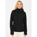 Fleecejacke BENCH. "NINJA" Gr. XL (42), schwarz (black) Damen Jacken Übergangsjacken