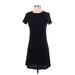Gap Casual Dress - Shift: Black Solid Dresses - Women's Size X-Small Petite