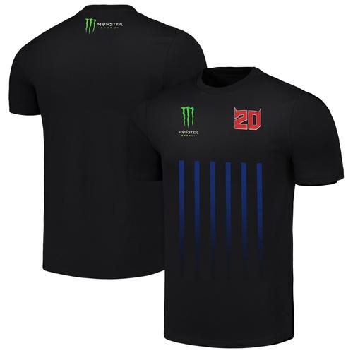 Monster Energy Yamaha 2023 Team Fabio Quartararo 20 T-Shirt – Schwarz