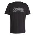 adidas Men's Growth Sportswear Graphic Tee T-Shirt, Black, 3XL