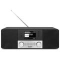 TechniSat DIGITRADIO 4 IR - Stereo Internetradio (DAB+, UKW, Bluetooth-Audiostreaming, Kopfhöreranschluss, AUX-Eingang, Wecktimer, TFT Display, 20 Watt RMS, Elac Lautsprecher, Made in Germany) schwarz