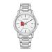 Women's Citizen Watch Silver NC State Wolfpack Eco-Drive White Dial Stainless Steel