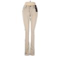 Cg Jeans - Mid/Reg Rise: Tan Bottoms - Women's Size 5