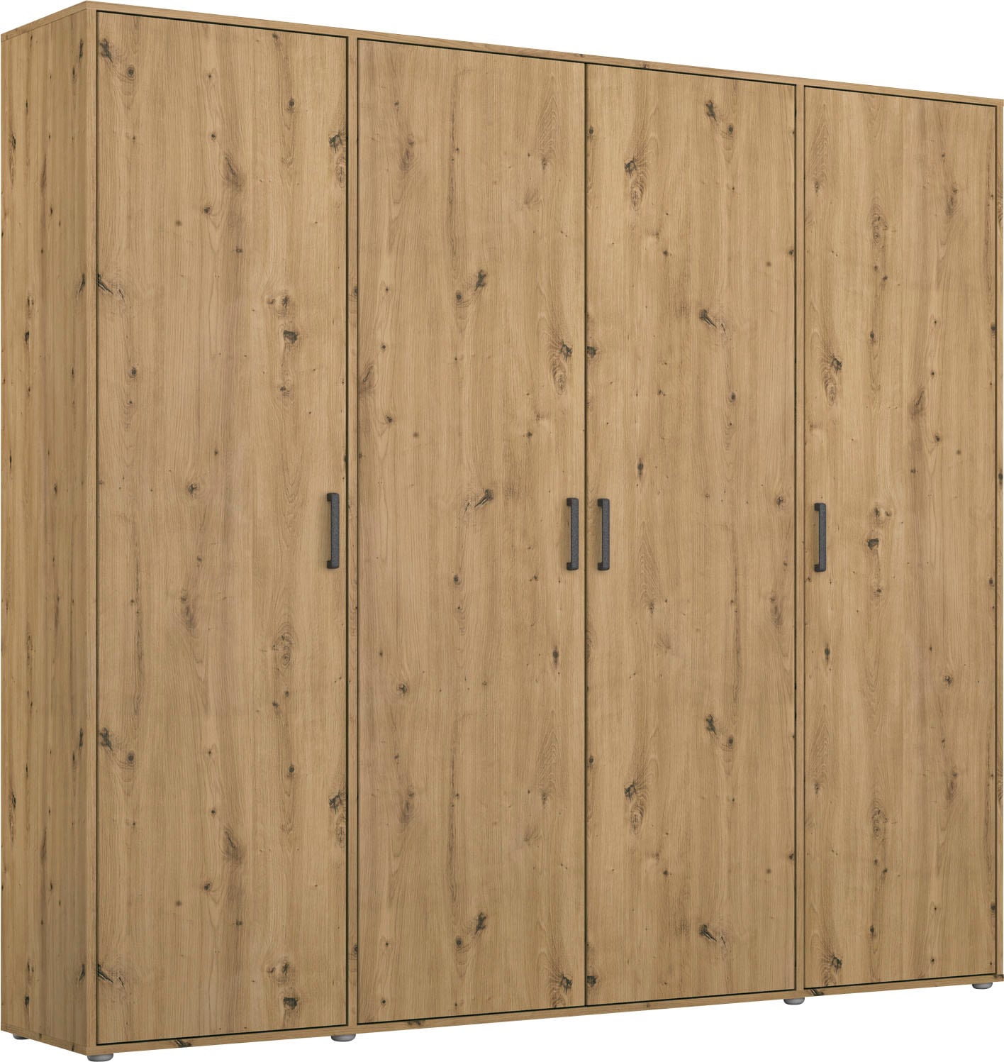 Kleiderschrank RAUCH "VOYAGER Otto´s Choice Garderobe Wäscheschrank TOPSELLER Schlafzimmer", braun (eiche artisan), B:187cm H:194cm T:53cm, Holzwerkstoff, Schränke, Schrank mit modernen Griffen in viel Stauraum MADE IN GERMANY