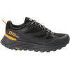 Wanderschuh JACK WOLFSKIN "TERRAVENTURE TEXAPORE LOW M", Gr. 43, schwarz, Textil, Synthetik, sportlich, Schuhe, wasserdicht, Trekkingschuh