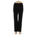 Lee Casual Pants - Low Rise Straight Leg Boyfriend: Black Bottoms - Women's Size 8