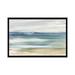The Twillery Co.® Ocean Breeze by Carol Robinson Painting Print Canvas/Metal in Green/White | 32" H x 48" W x 1.5" D | Wayfair
