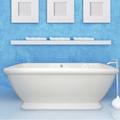 Hydro Systems Designer 66" x 36" Freestanding Air Roll Top Acrylic Bathtub Acrylic in White | 24 H x 66 W x 36 D in | Wayfair MRC6636ATA-WHI-WOV.SB