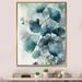 Red Barrel Studio® Green Leaf Veins I - Floral Leaves Canvas Print Metal in Blue | 32 H x 24 W x 1 D in | Wayfair 180EEC5430D540F5AC9F41177304FBAC