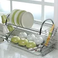 Égouttoir à vaisselle en acier inoxydable grand support à vaisselle égouttoir à tasses support de