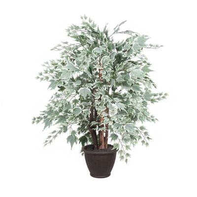 Vickerman 687703 - 4' Silver Maple Extra Full in Plastic (TXX1640-RB) Home Office Bushes