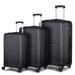 3Pic Luggage Sets Expandable Spinner Luggage Suitcase Sets 20"/24"/28"