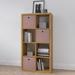 Smart Cube 8-Cube Organizer Storage with Opened Back Shelves,2 X 4 Cube Bookcase Book Shleves for Home, Office