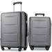 2 Piece Luggage Set ABS Expandable Suitcase with TSA Lock (20"+24")